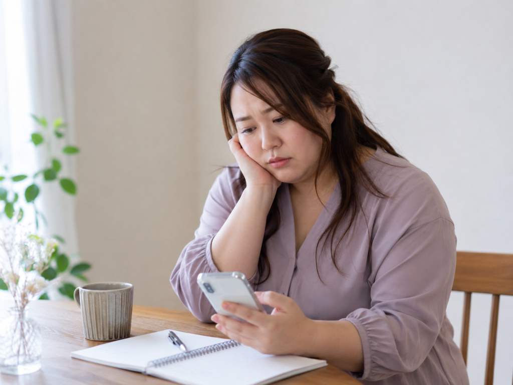 婚活に悩む女性