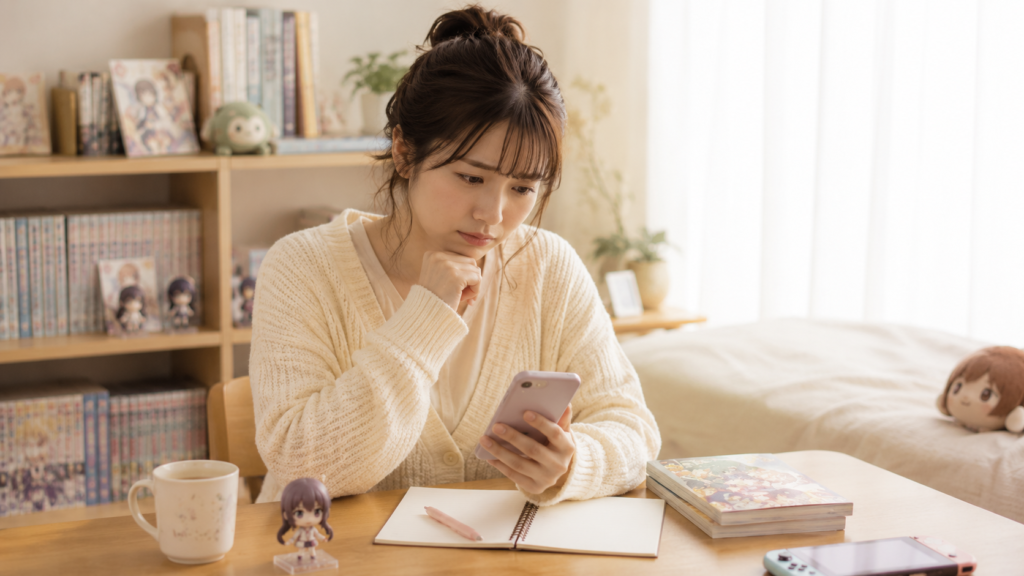 婚活で不安になるオタク女性
