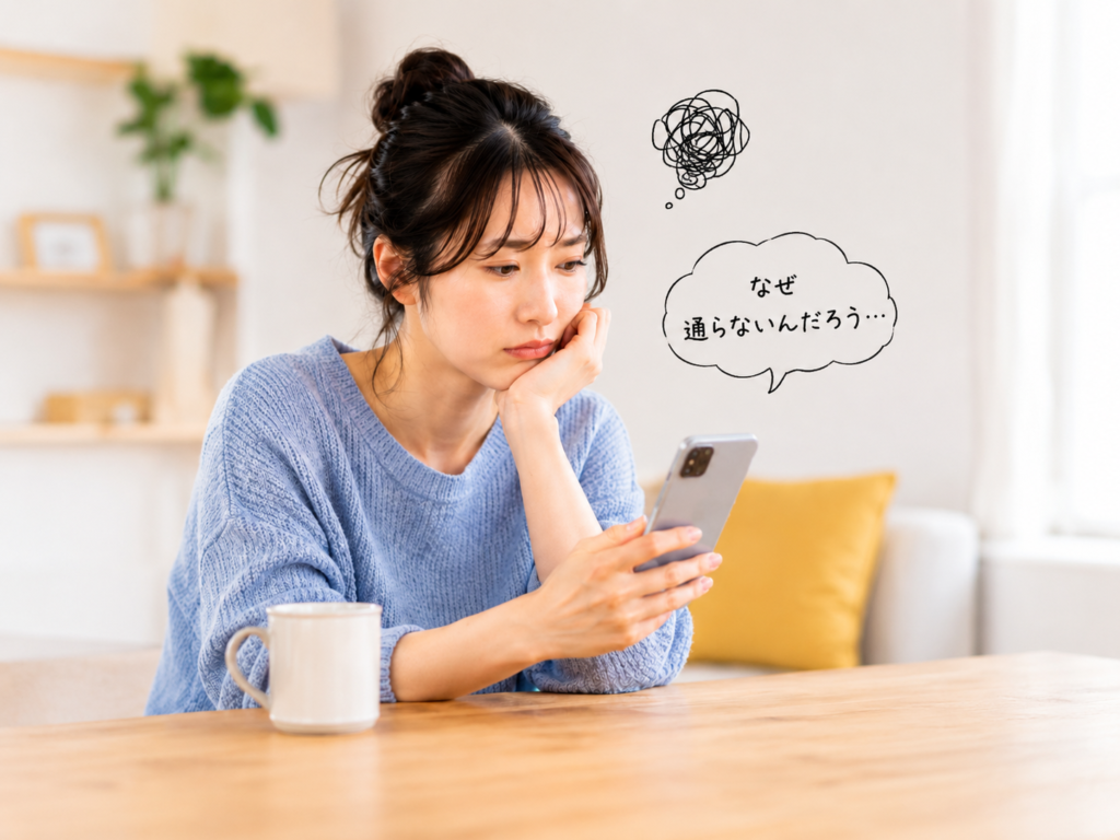 お見合いを断られて悩む女性