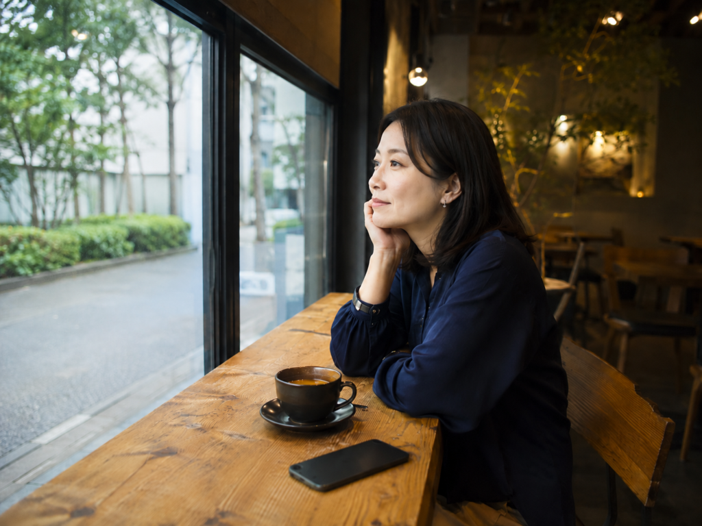 婚活期間への焦りを感じながら今後の活動を考える30代女性