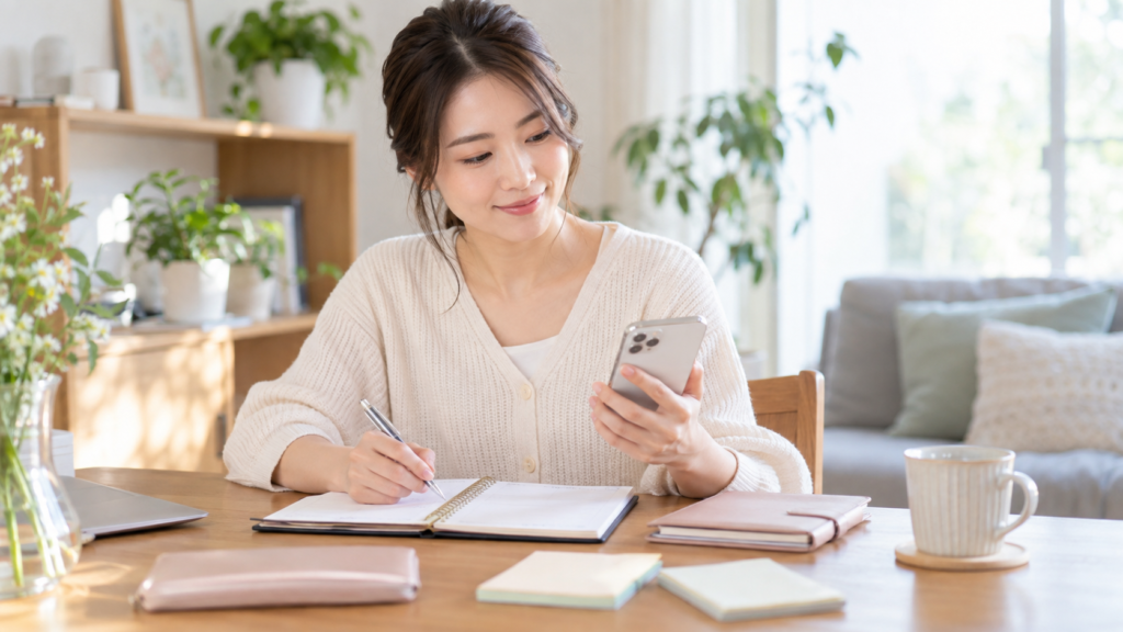 自分に合う次の結婚相談所を比較する女性