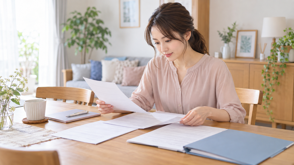 結婚相談所を途中解約した場合の返金内容を確認する女性